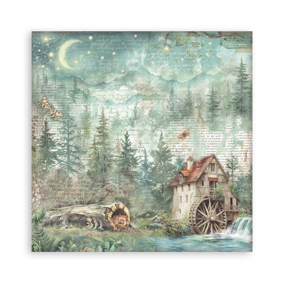 Stamperia Herbarium Silvae Collection - 12" x 12" Maxi Paper Pad [SBBXLB32] - Image 2