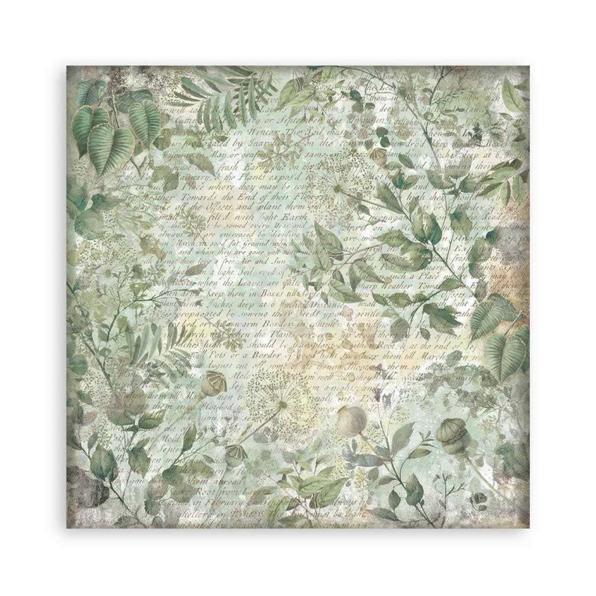Stamperia Herbarium Silvae Collection - 12" x 12" Maxi Paper Pad [SBBXLB32] - Image 15