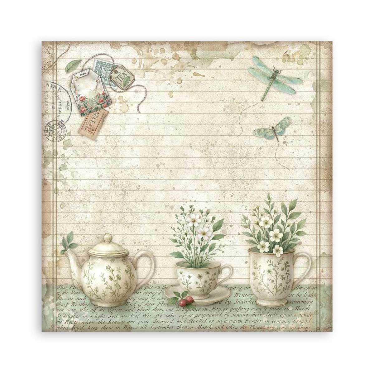Stamperia Herbarium Silvae Collection - 12" x 12" Maxi Paper Pad [SBBXLB32] - Image 9