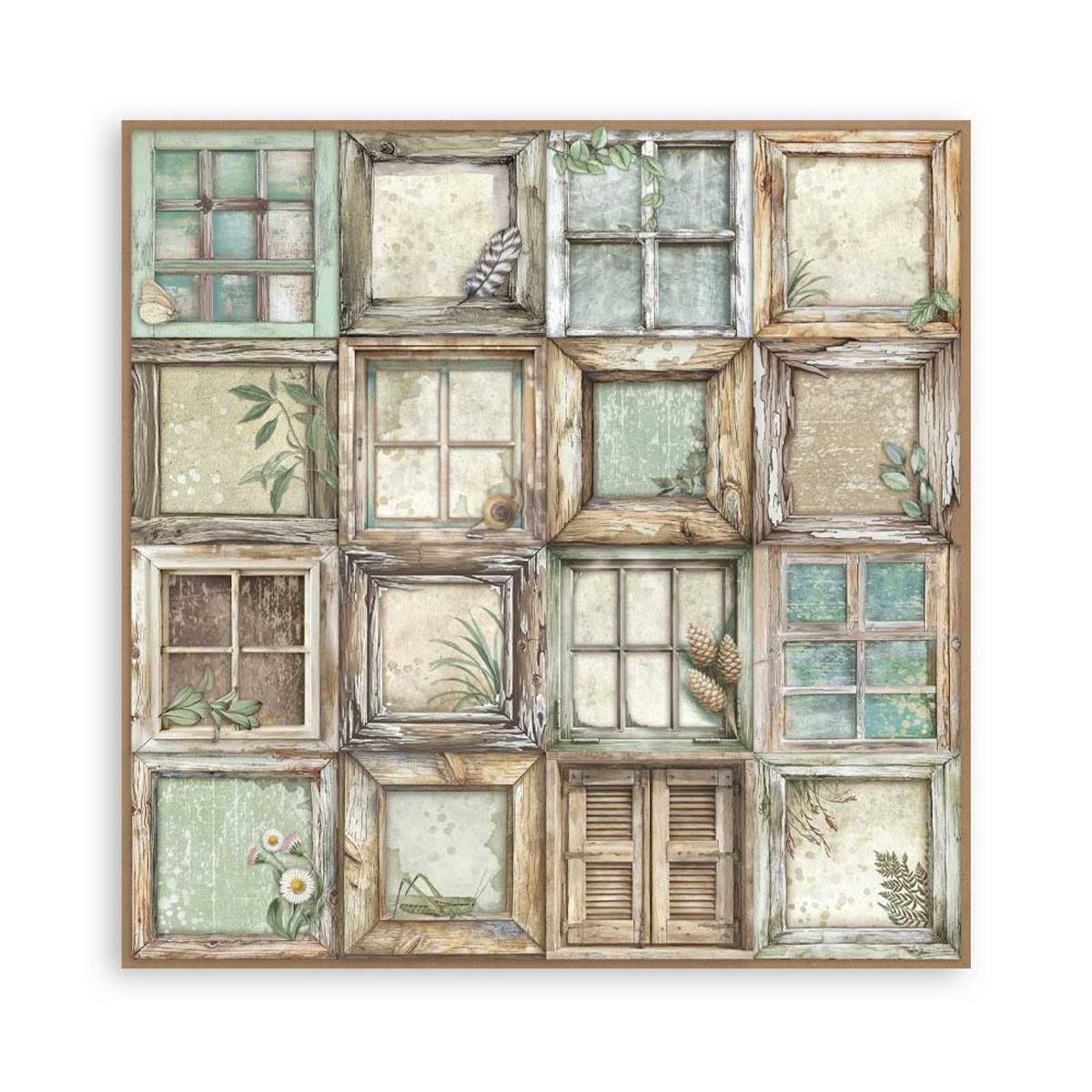 Stamperia Herbarium Silvae Collection - 8" x 8" Maxi Paper Pad [SBBSXB20] - Image 5