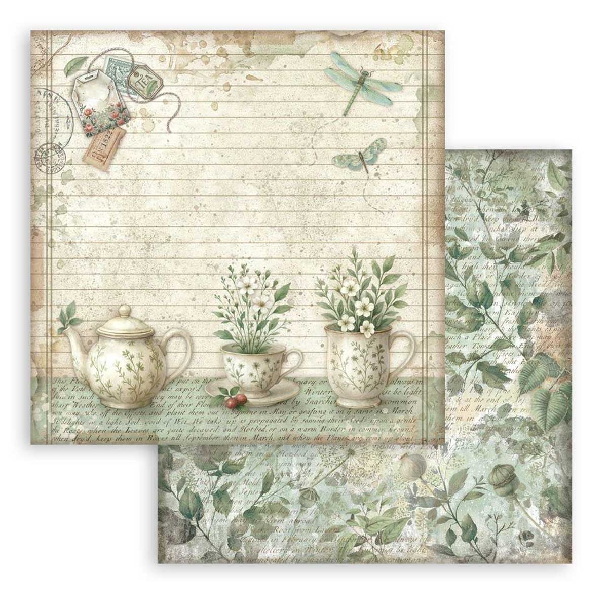 Stamperia Herbarium Silvae Collection - 8" x 8" Paper Pad [SBBS135] - Image 10