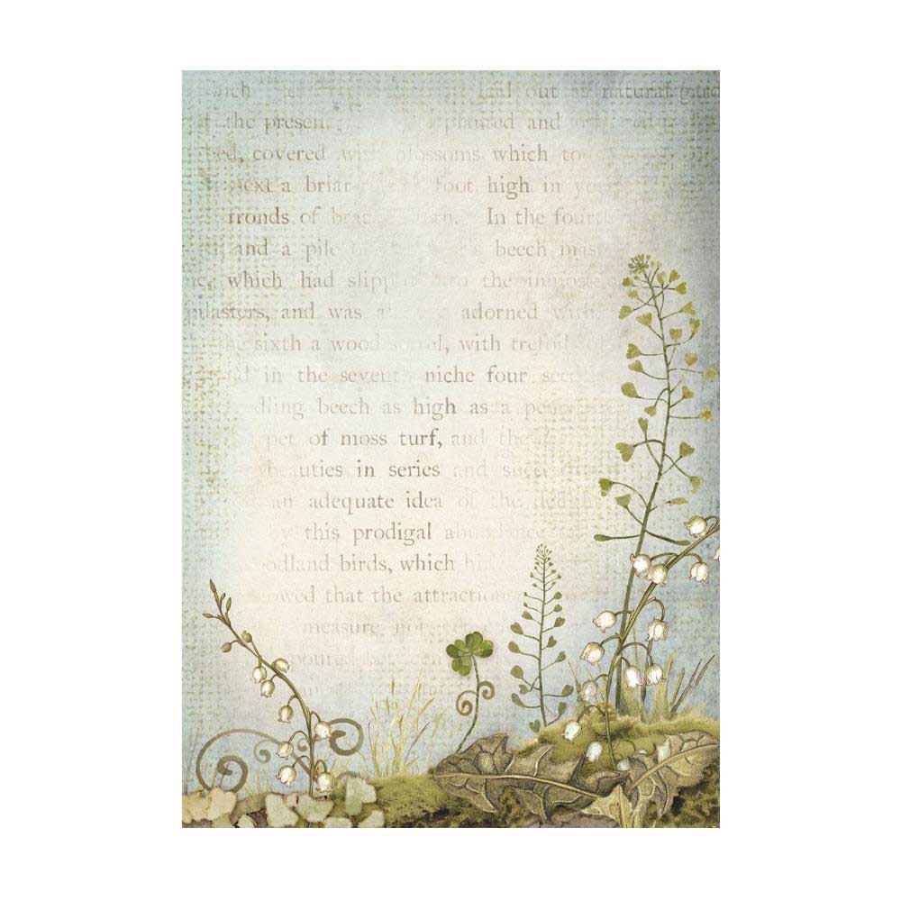 Stamperia Hidden Grove Collection - A6 Rice Paper Backgrounds [DFSAK6038] - Image 4