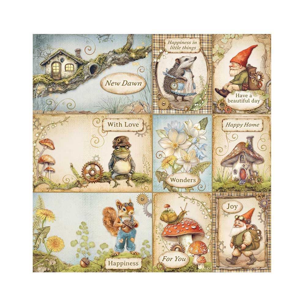 Stamperia Hidden Grove Collection - Fabric [SBPLT43] - Image 4