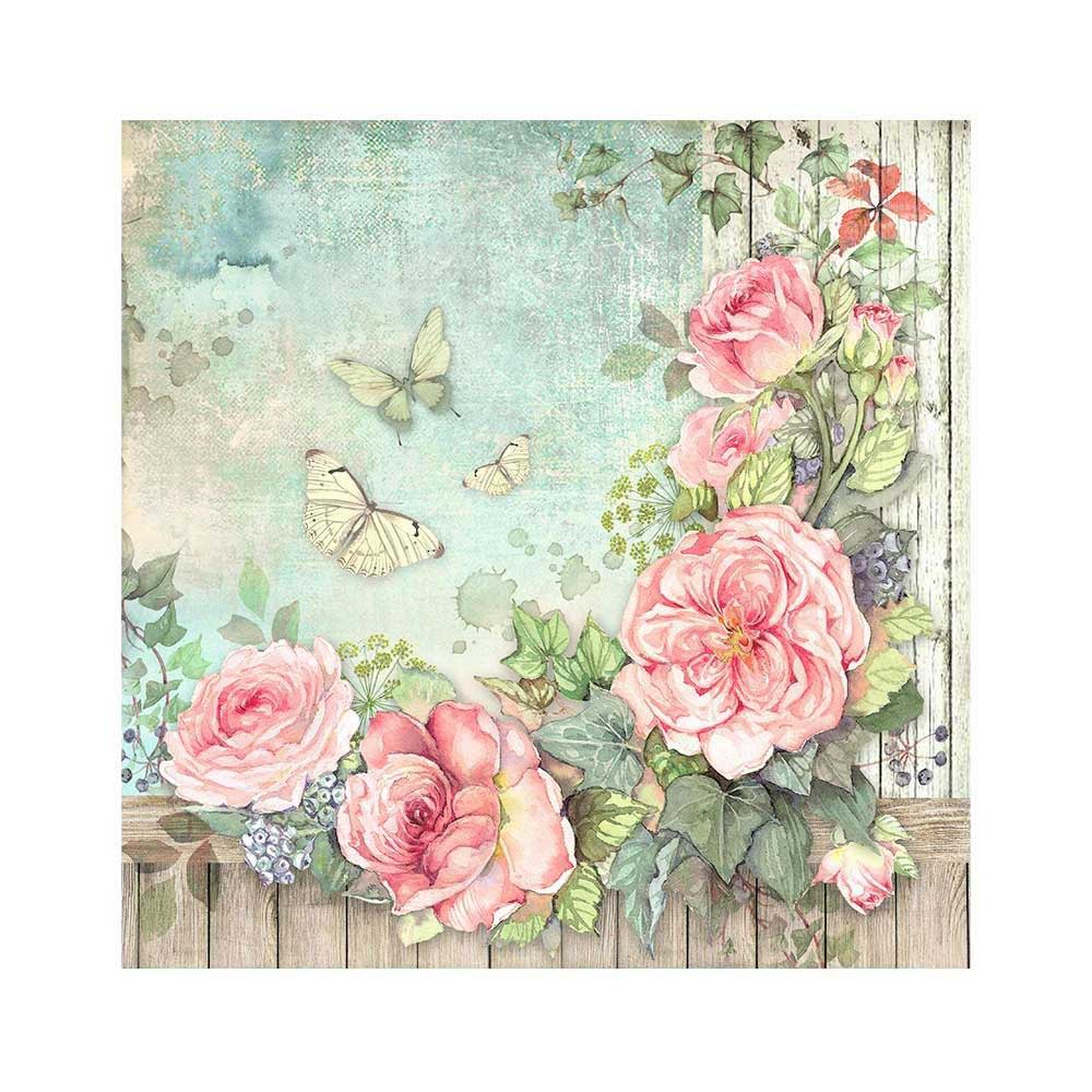 Stamperia House Of Roses Collection - Fabric [SBPLT44] - Image 2