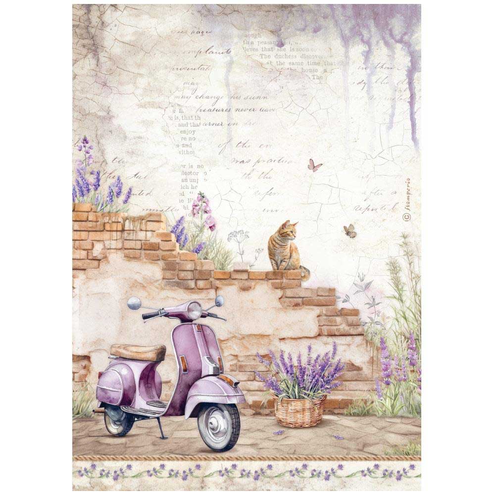 Stamperia Lavender Collection - A4 Rice Paper Selection [DFSA4XLV] - Image 6
