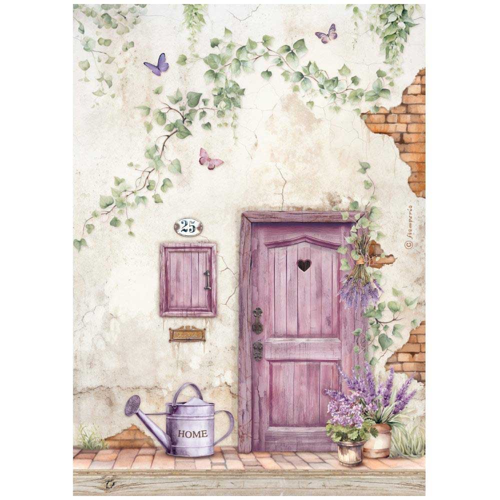 Stamperia Lavender Collection - A4 Rice Paper Selection [DFSA4XLV] - Image 7
