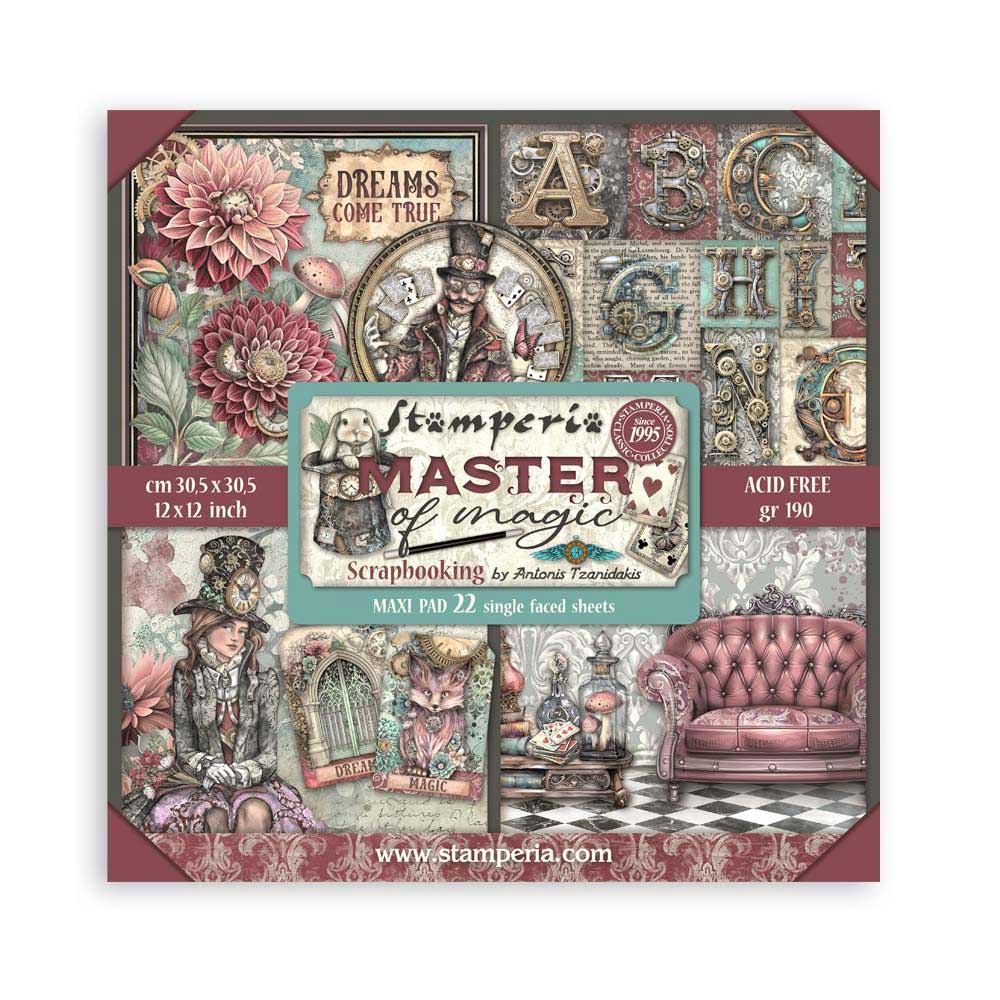 Stamperia Master Of Magic Collection - 12" x 12" Maxi Paper Pad [SBBXLB21]