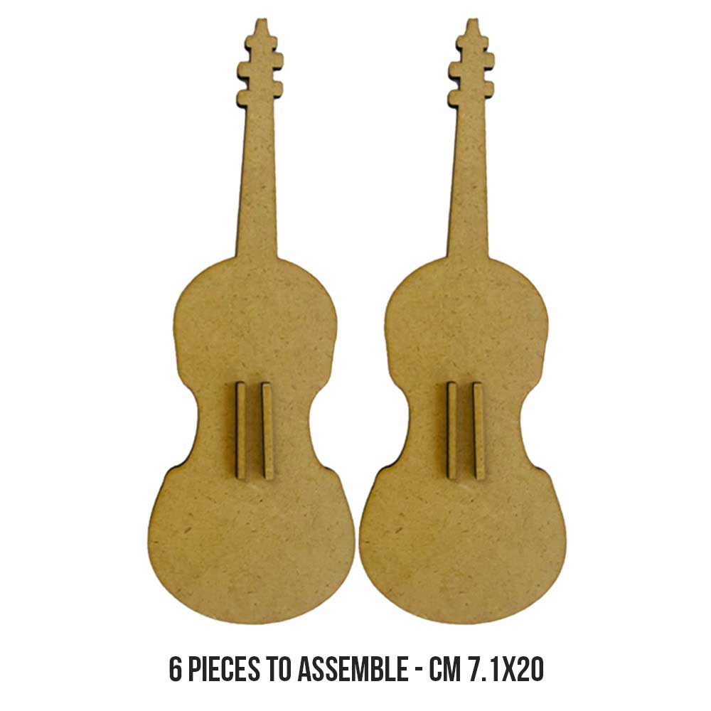 Stamperia Music Collection - Crafty Shapes - Violin [KLSM28] - Image 2