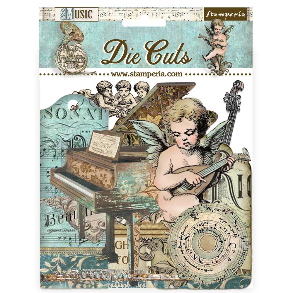 Stamperia Music Collection - Die Cuts [DFLDC108]
