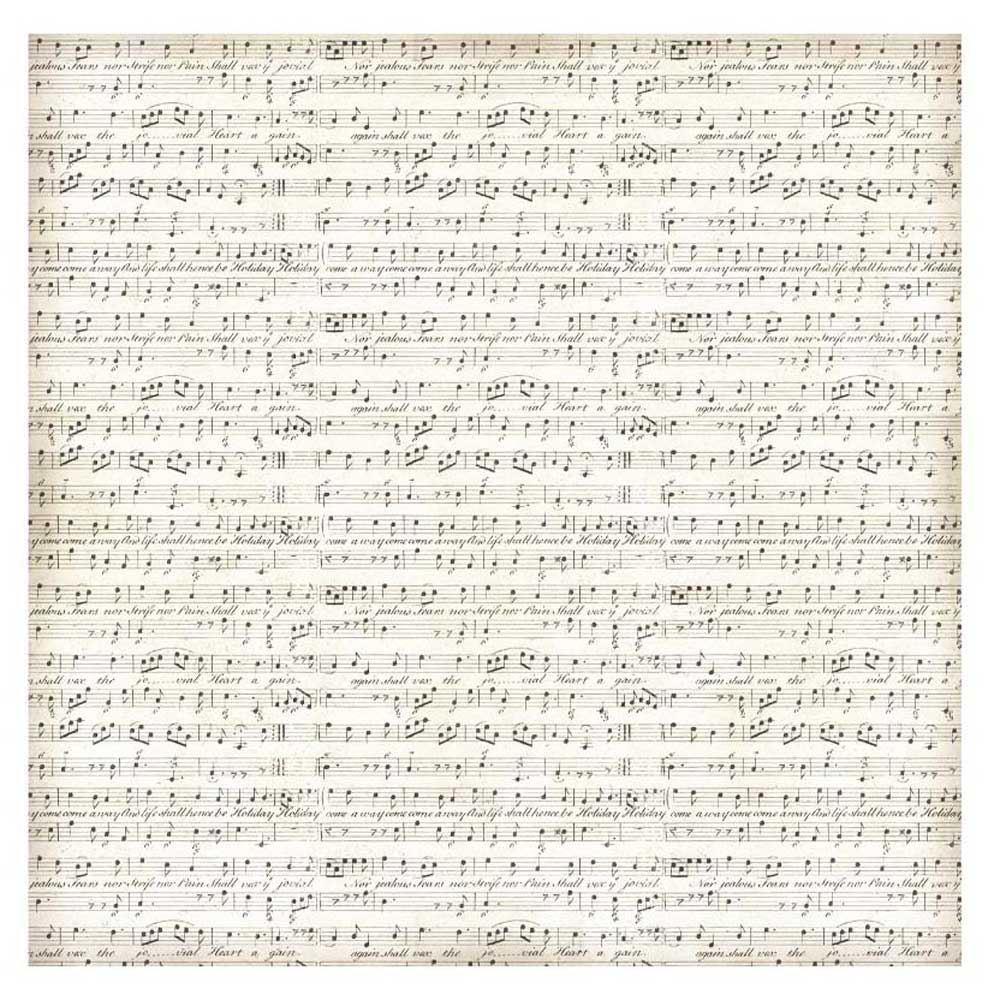Stamperia Music Collection - Fabric Collection [SBPLT38] - Image 4