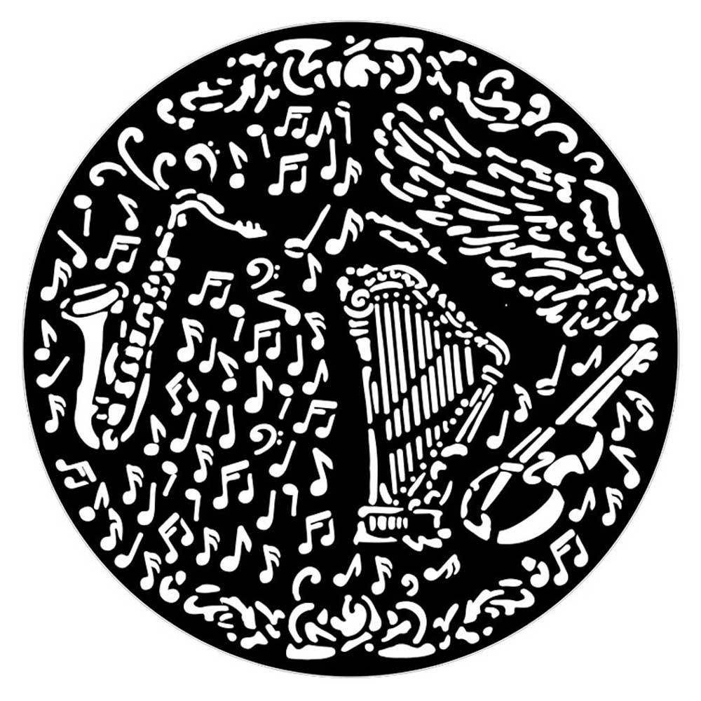 Stamperia Music Collection - Media Stencil - Violin & Trumpet [KSTDQ120] - Image 2