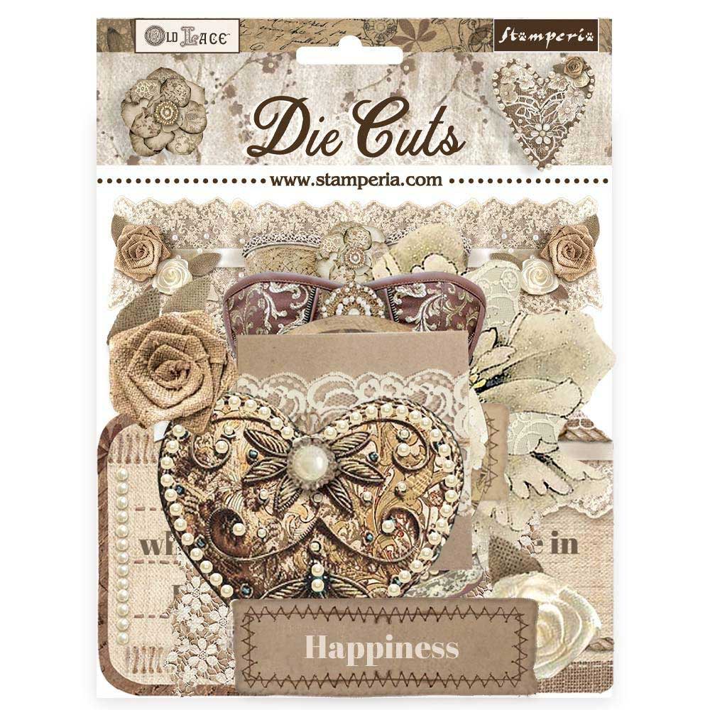 Stamperia Old Lace Collection - Die Cuts [DFLDC107]