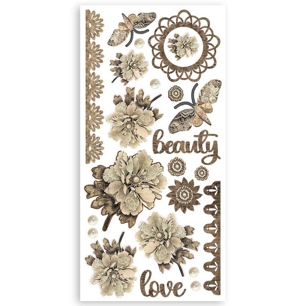 Stamperia Old Lace Collection - Paper Cut Outs [SBBCT04] - Image 2