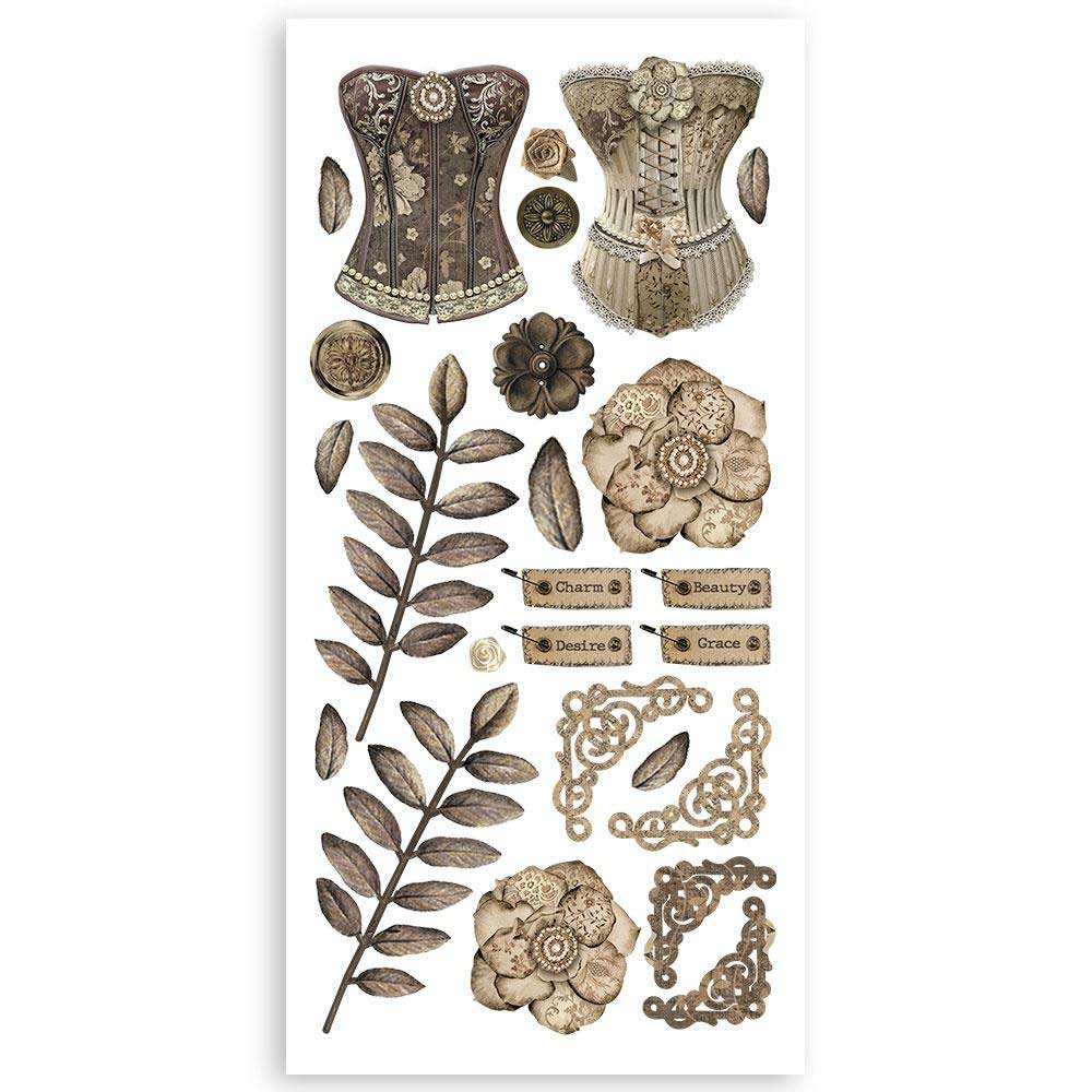 Stamperia Old Lace Collection - Paper Cut Outs [SBBCT04] - Image 3