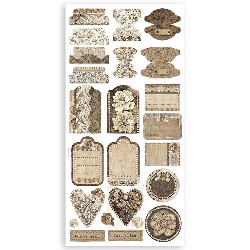 Stamperia Old Lace Collection - Paper Cut Outs [SBBCT04] - Image 4