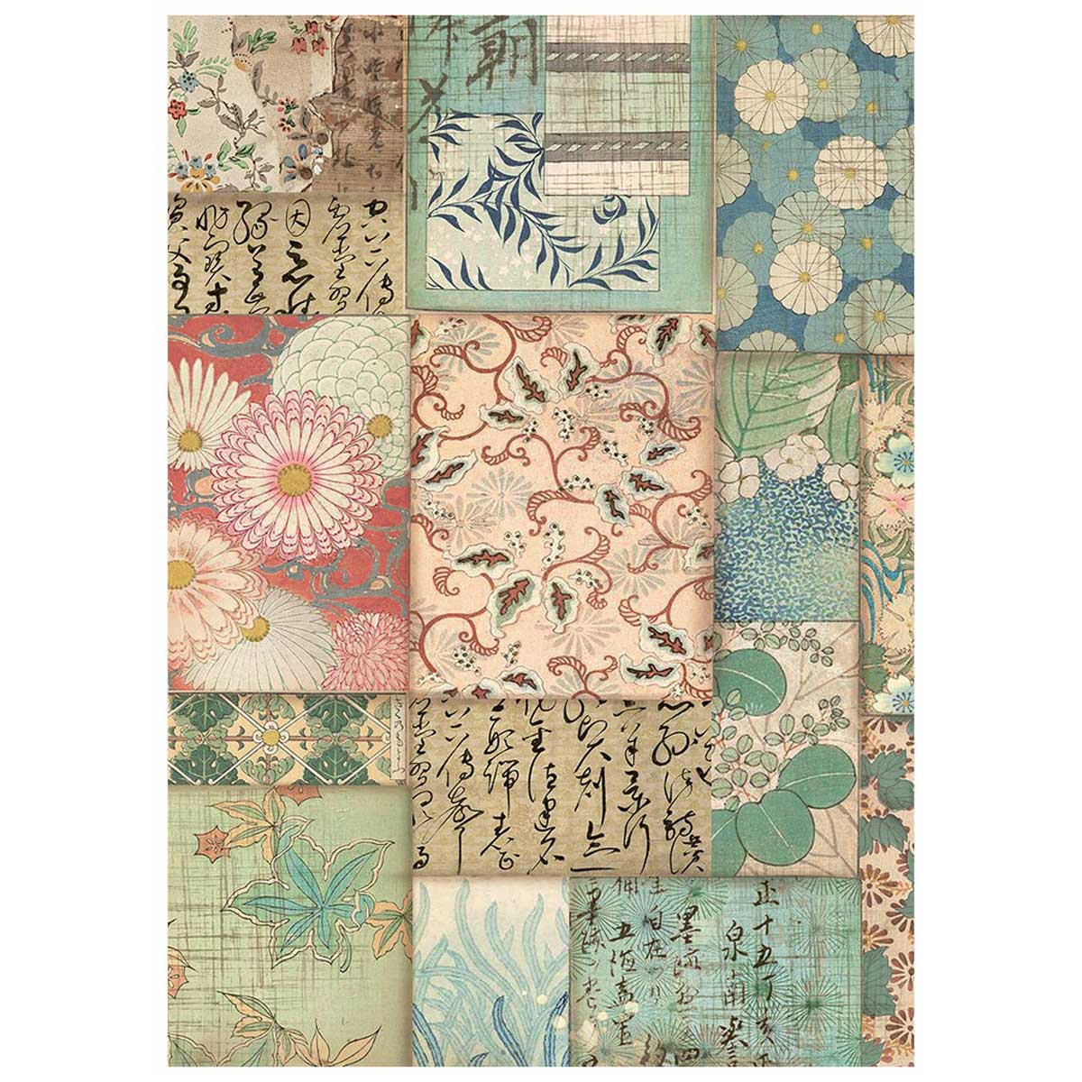 Stamperia Oriental Garden Collection - A6 Rice Paper Backgrounds [DFSAK6057] - Image 6