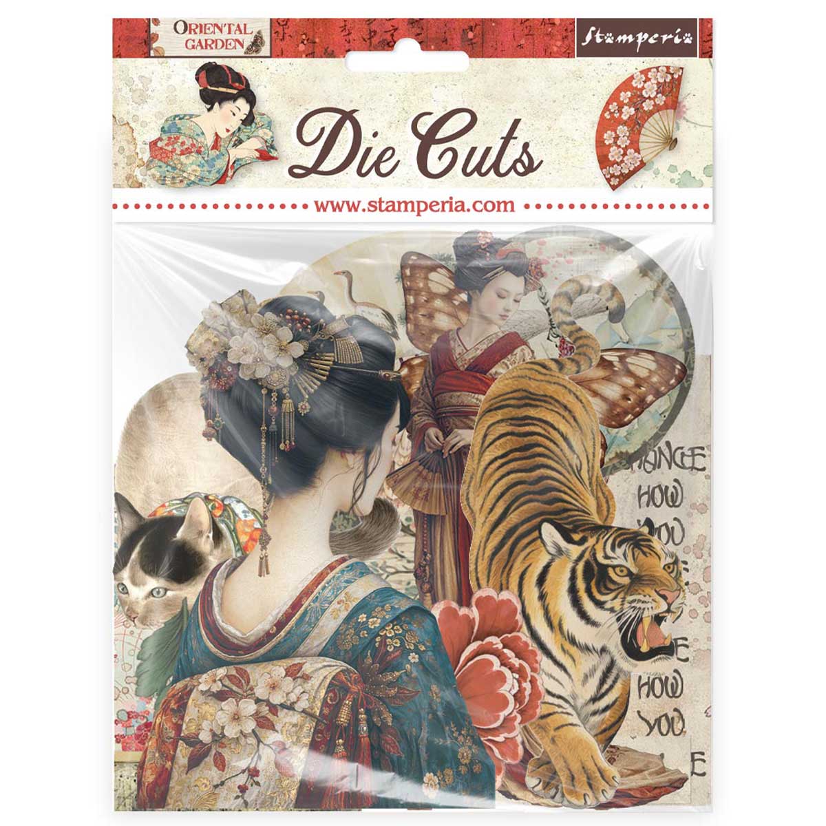 Stamperia Oriental Garden Collection - Die Cuts [DFLDC139]