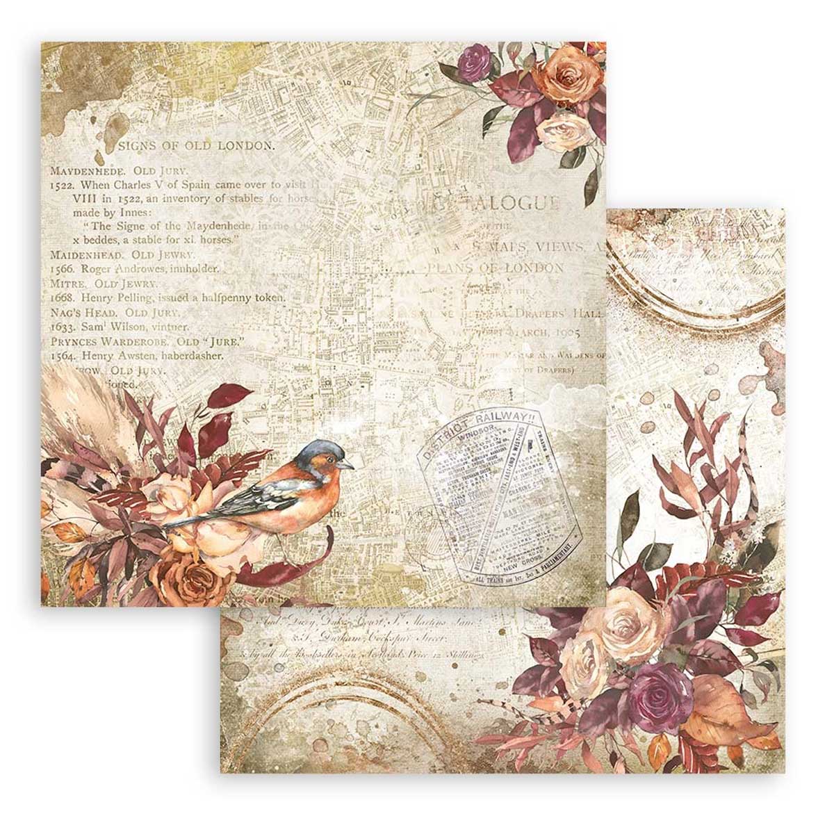 Stamperia Our Way Collection - 12" x 12" Paper Pad [SBBL115] - Image 3