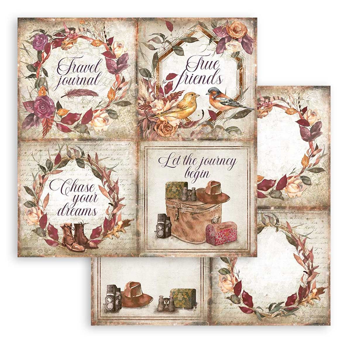 Stamperia Our Way Collection - 12" x 12" Paper Pad [SBBL115] - Image 9