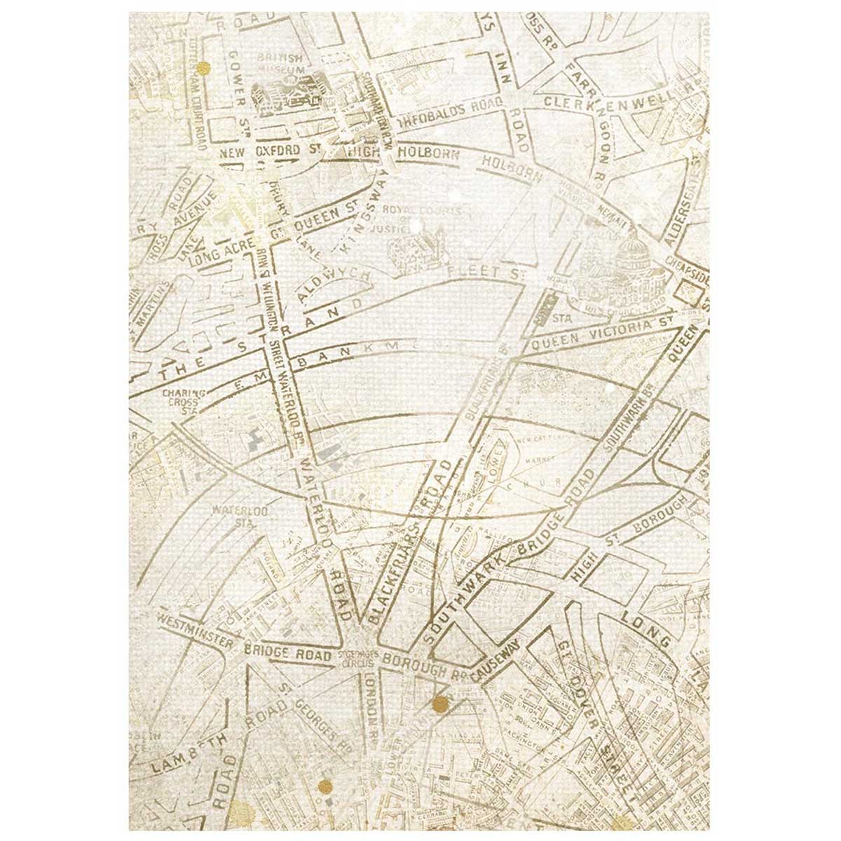 Stamperia Our Way Collection - A6 Rice Paper Backgrounds [DFSAK6061] - Image 8