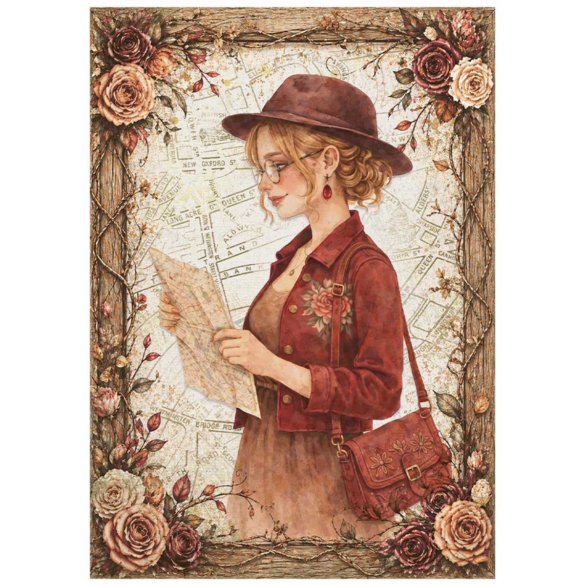 Stamperia Our Way Collection - Mini Rice Paper Set [DFSA6X12] - Image 3