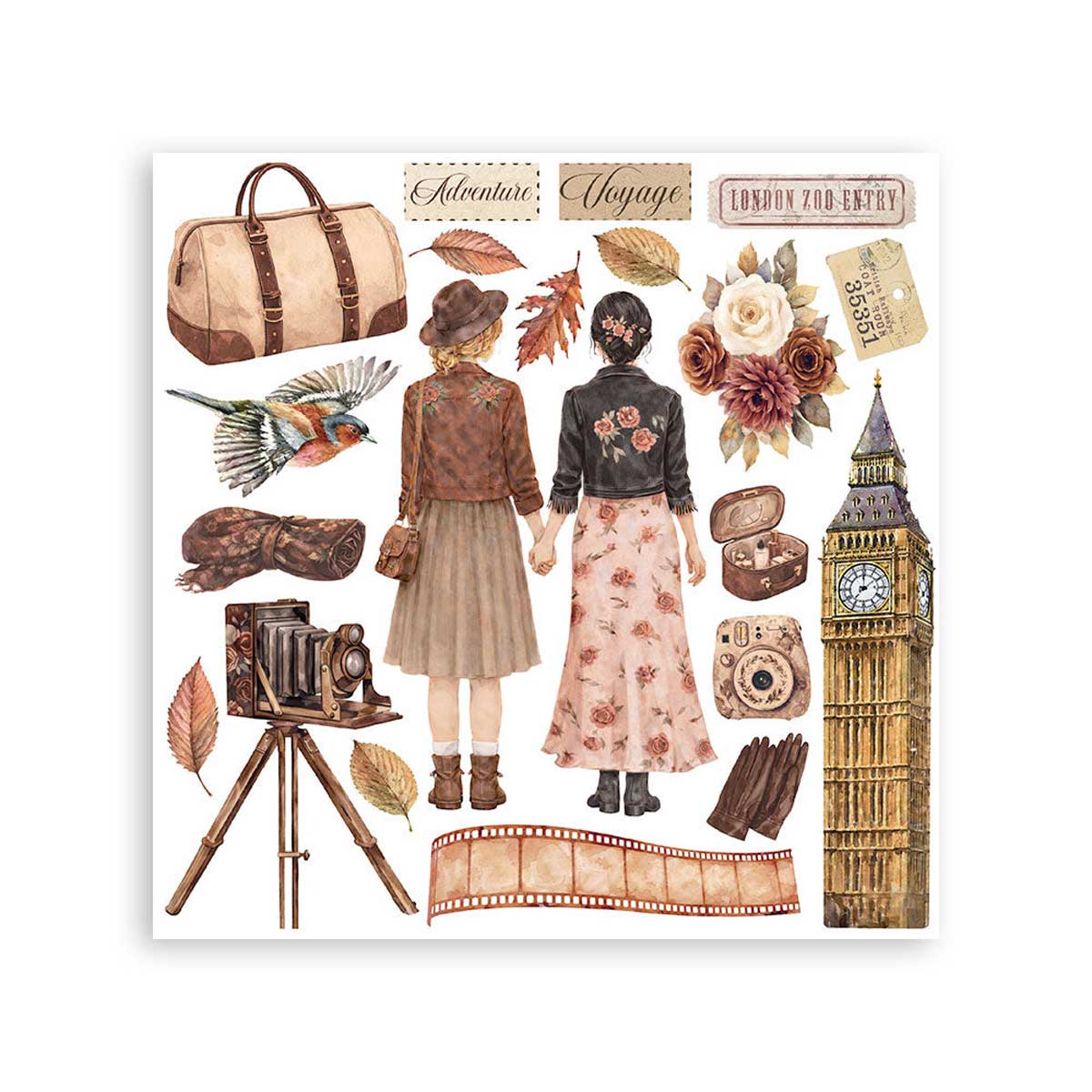 Stamperia Our Way Collection - Rub On Kit [DFLRBX23] - Image 6