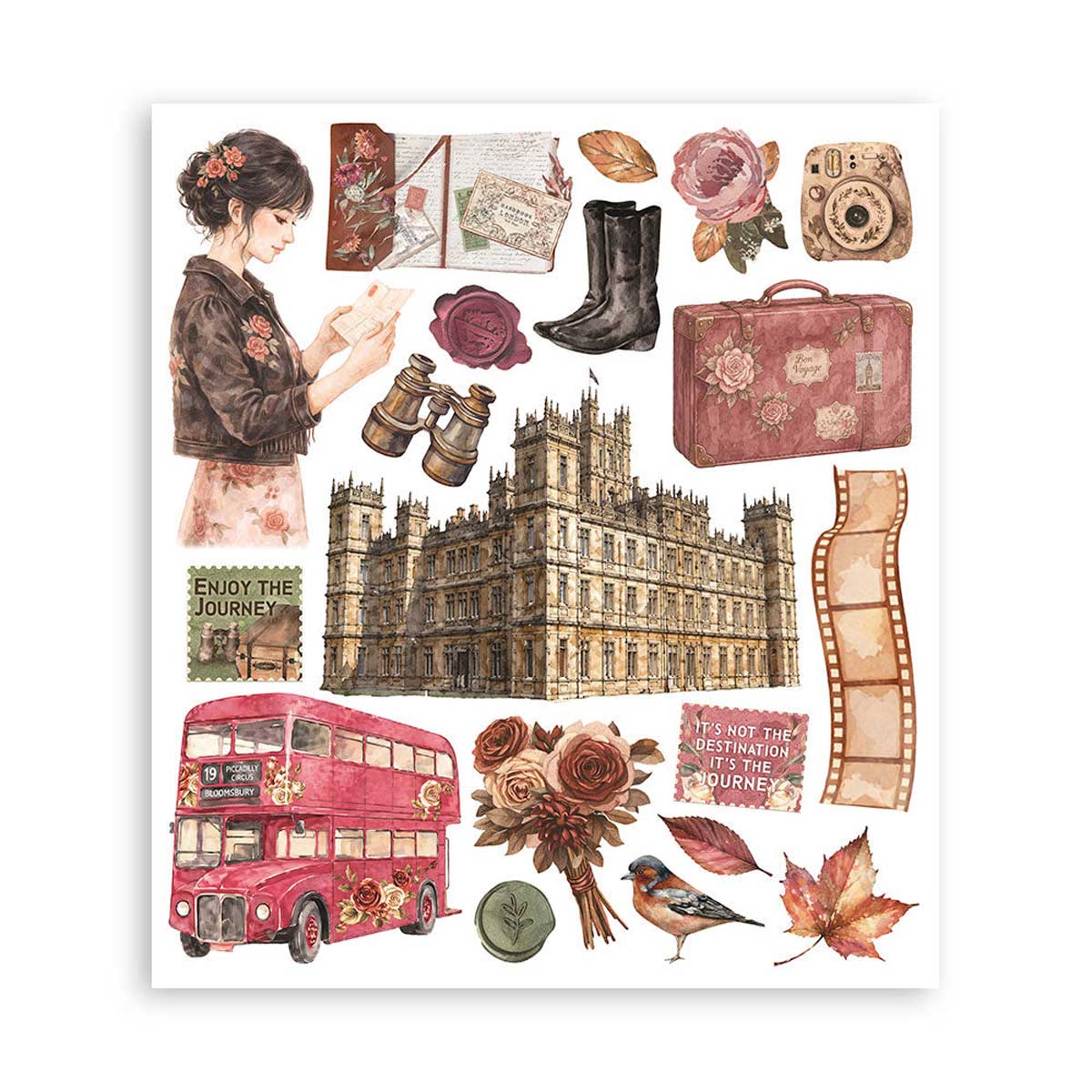 Stamperia Our Way Collection - Rub On Selection [DFLRBXG15] - Image 4