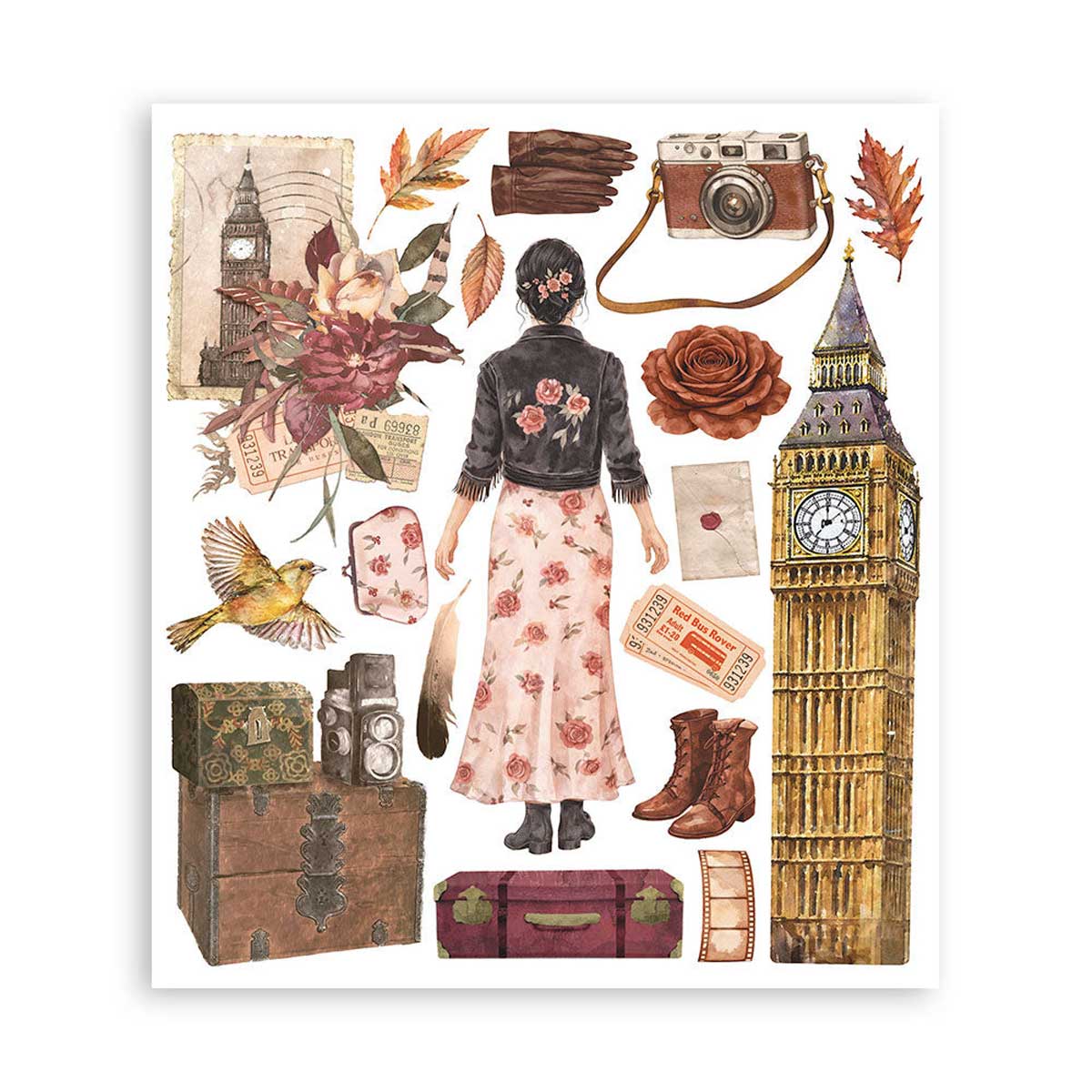Stamperia Our Way Collection - Rub On Selection [DFLRBXG15] - Image 6