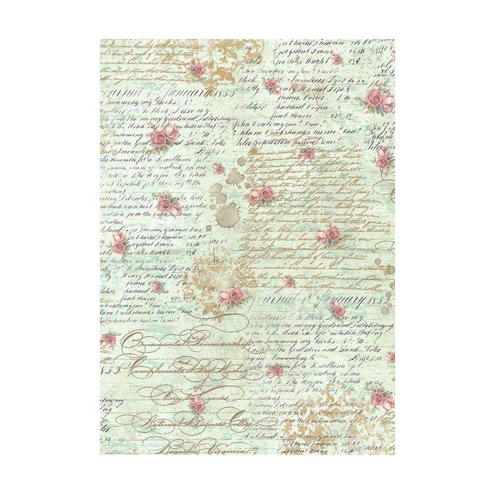 Stamperia Precious Collection - A6 Rice Paper Backgrounds [DFSAK6013] - Image 4