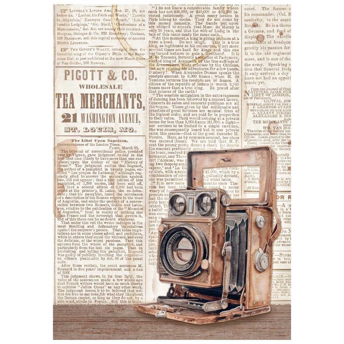 Stamperia Quiet Days Collection - A6 Mini Rice Paper Set [DFSA6X01] - Image 6