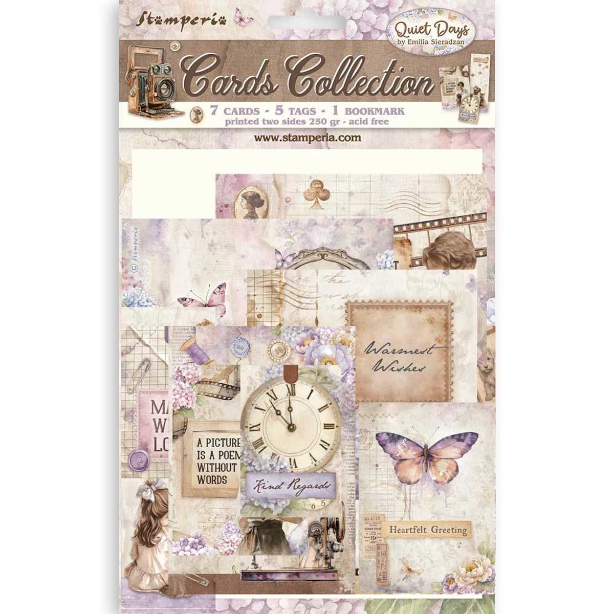 Stamperia Quiet Days Collection - Cards Collection [SBCARD35]