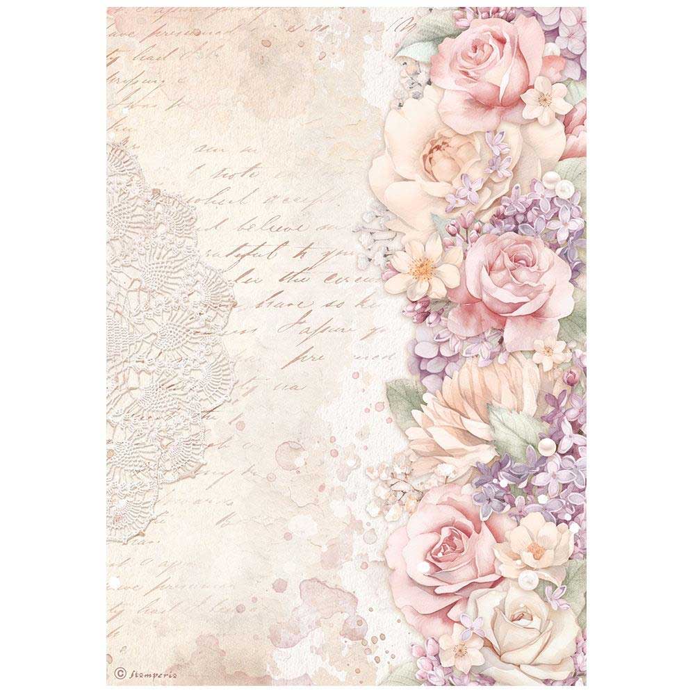 Stamperia Romance Forever Collection - A4 Rice Paper Selection [DFSA4XRM] - Image 3