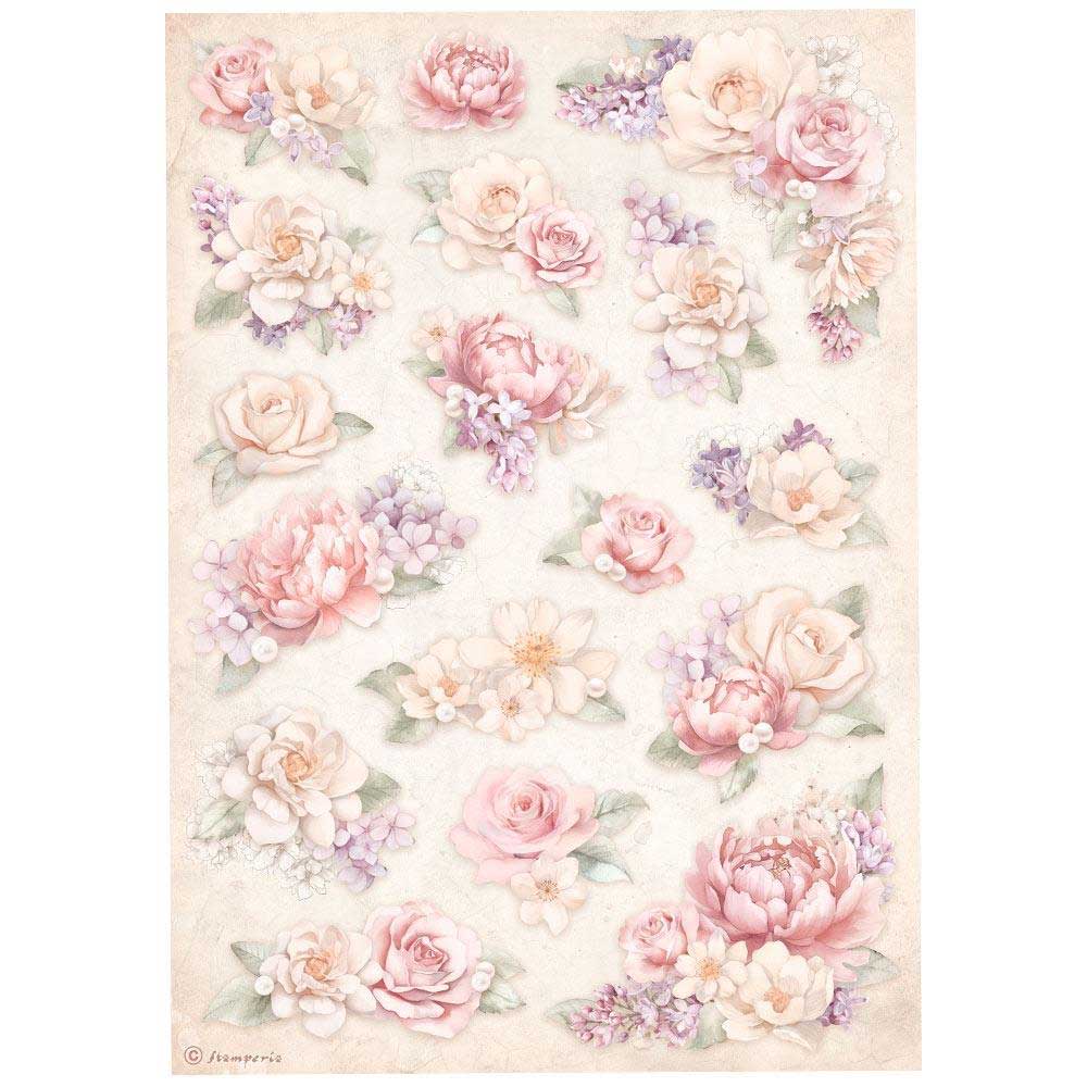Stamperia Romance Forever Collection - A4 Rice Paper Selection [DFSA4XRM] - Image 6