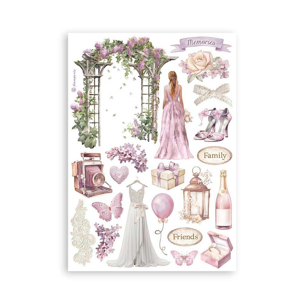 Stamperia Romance Forever Collection - A5 Washi Pad [SBW02] - Image 3