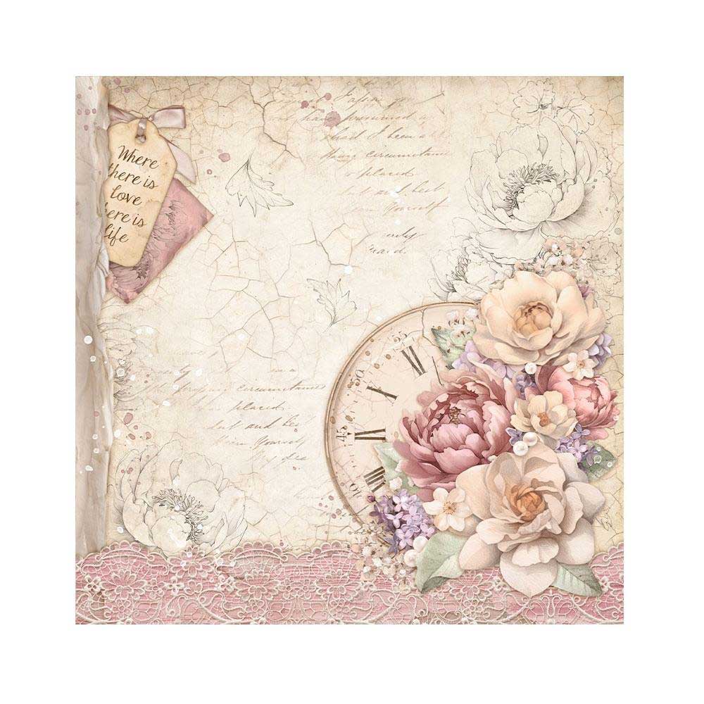 Stamperia Romance Forever Collection - Fabric [SBPLT21] - Image 2