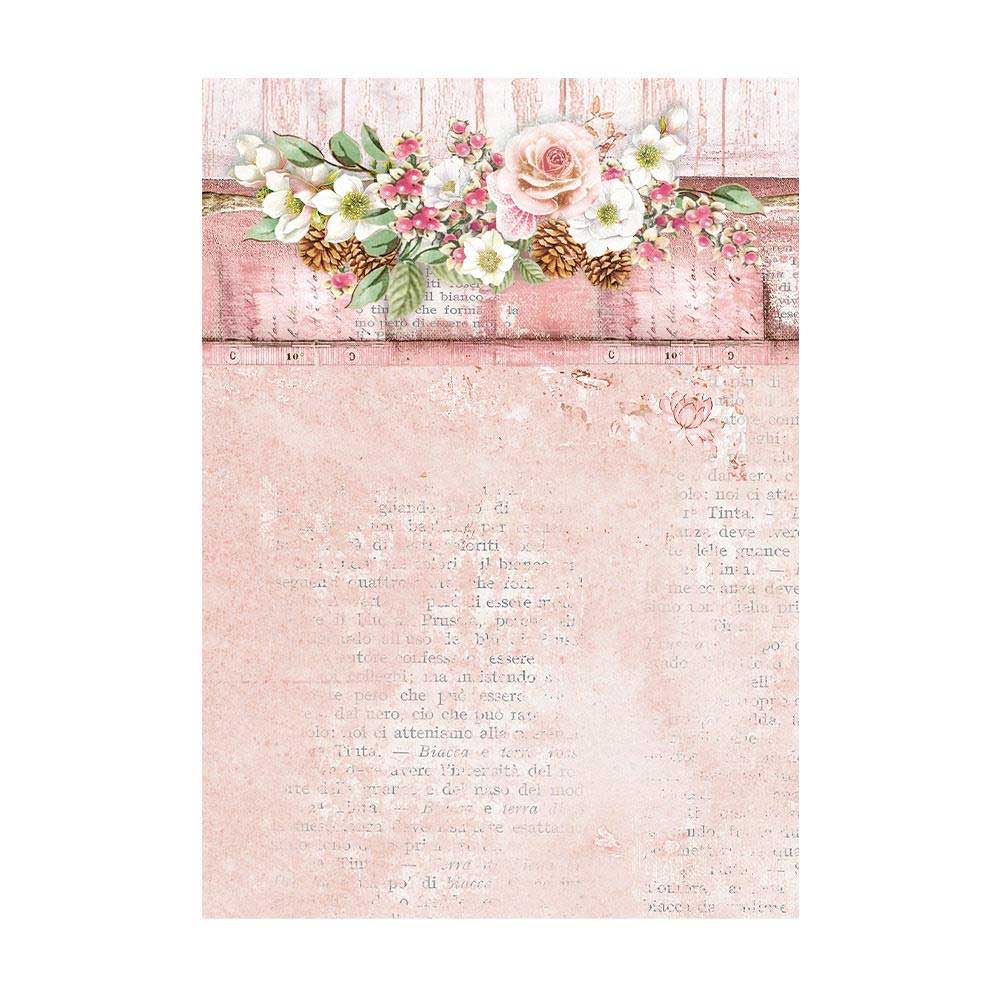 Stamperia Roseland Collection - A6 Rice Paper Backgrounds [DFSAK6006] - Image 8