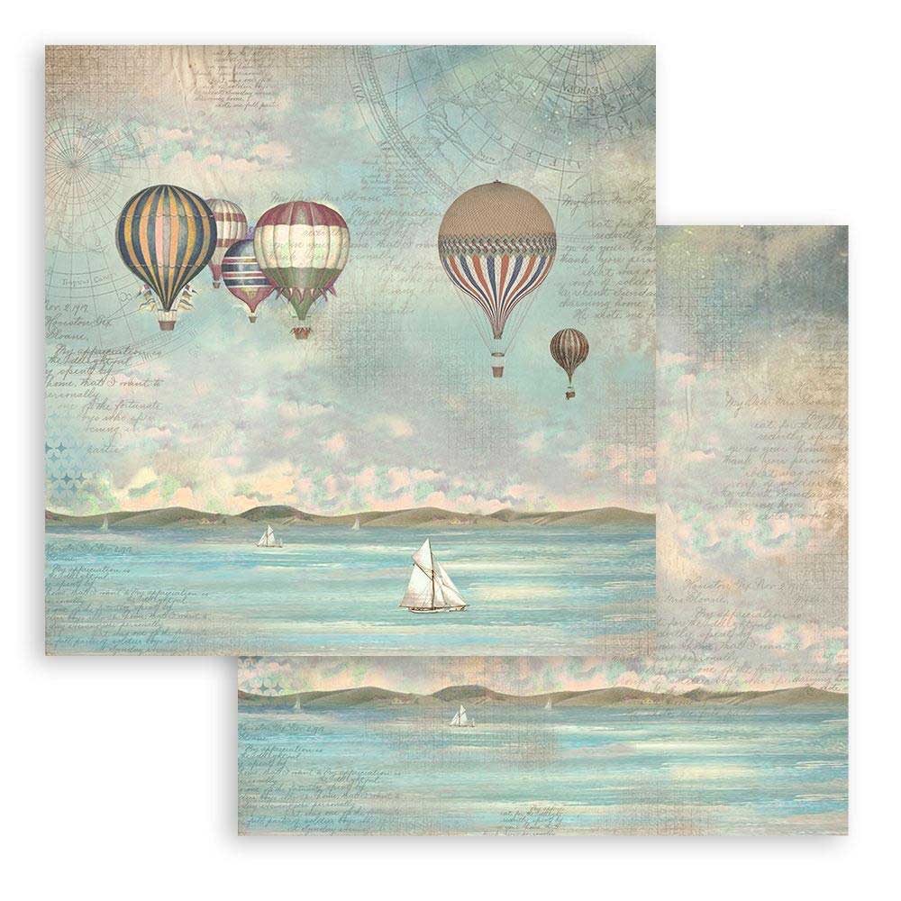 Stamperia Sea Land Collection - 8" x 8" Paper Pad [SBBS101] - Image 4