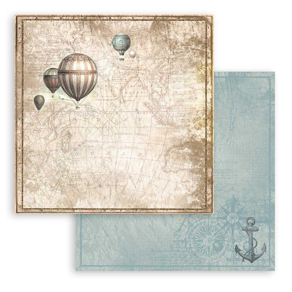 Stamperia Sea Land Collection - 8" x 8" Paper Pad [SBBS101] - Image 7