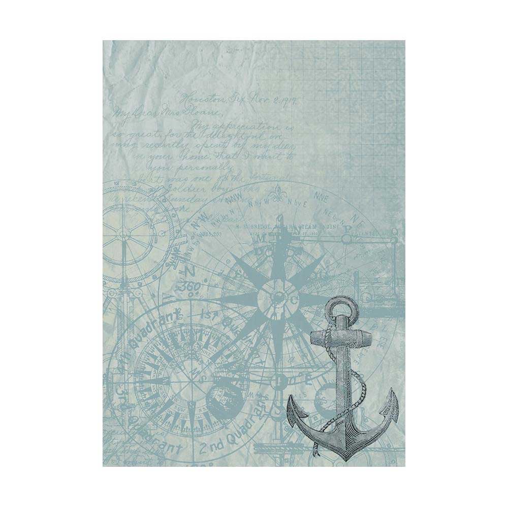Stamperia Sea Land Collection - A6 Rice Paper Backgrounds [DFSAK6019] - Image 6