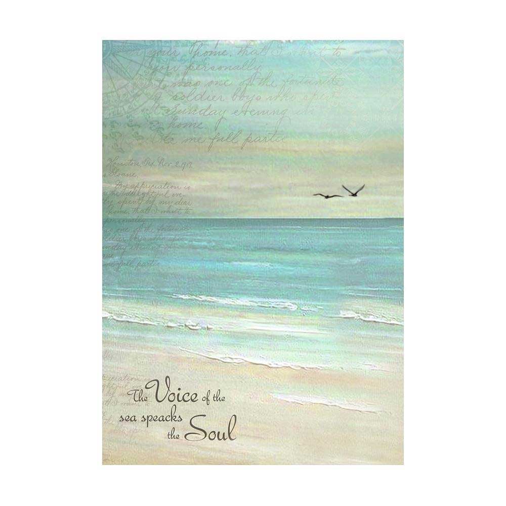Stamperia Sea Land Collection - A6 Rice Paper Backgrounds [DFSAK6019] - Image 7