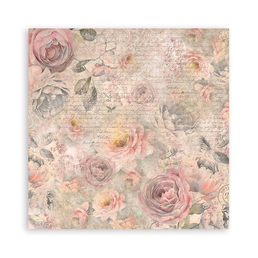 Stamperia Shabby Rose Collection - Fabric [SBPLT29] - Image 2