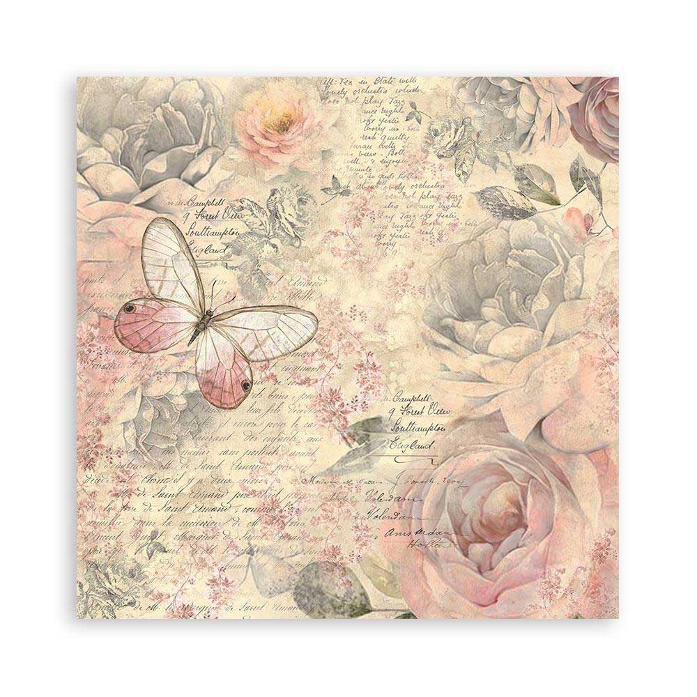 Stamperia Shabby Rose Collection - Fabric [SBPLT29] - Image 3
