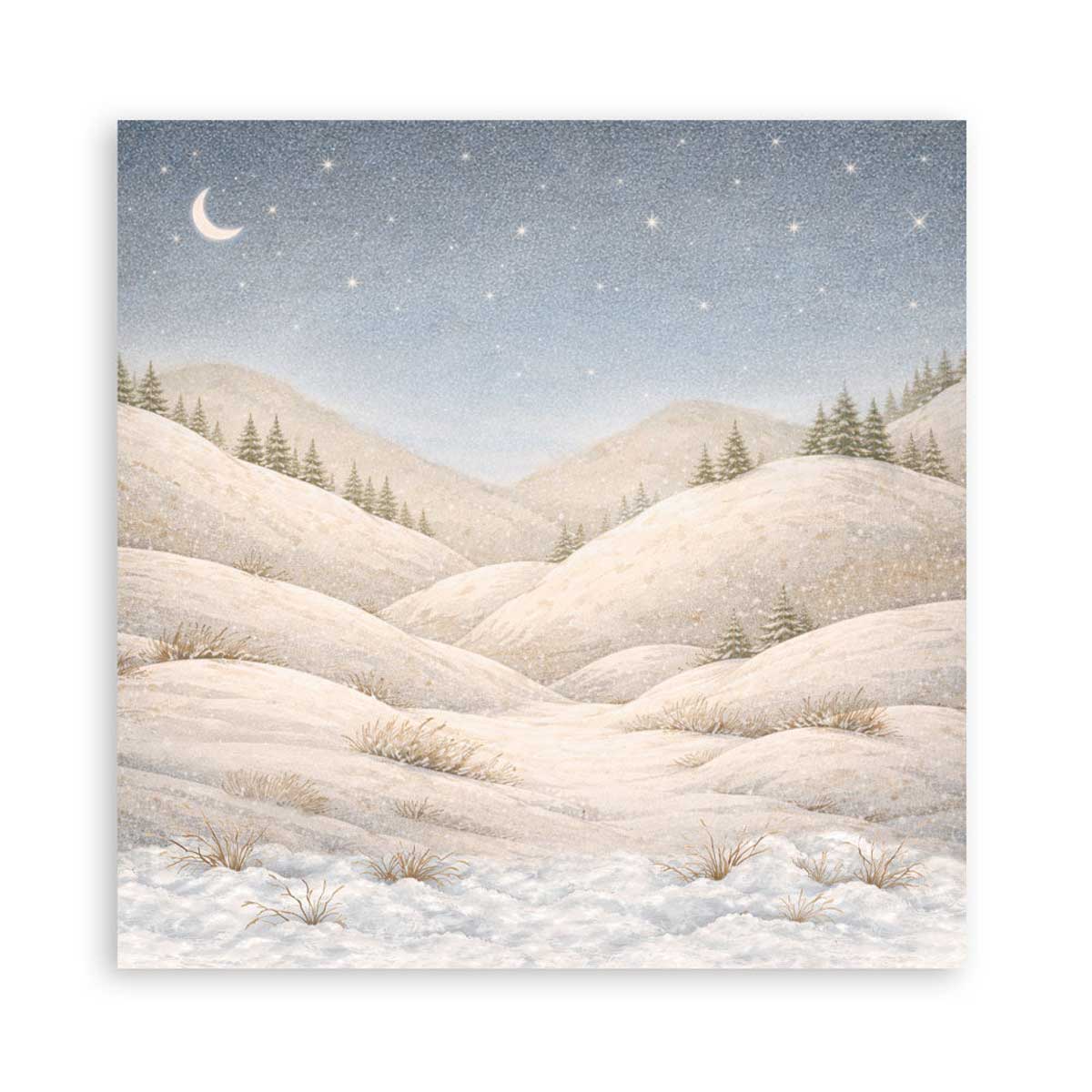 Stamperia Silent Night Collection - 12" x 12" Maxi Paper Pad [SBBXLB40] - Image 6