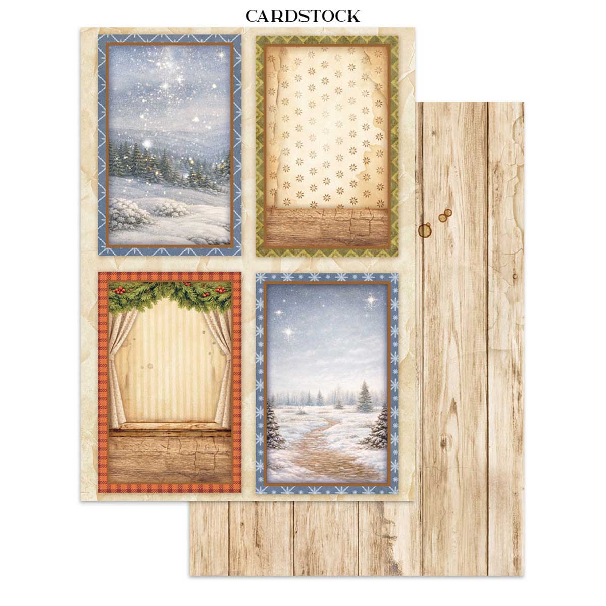 Stamperia Silent Night Collection - Junk Journal Focus Points [SBJKS06] - Image 6