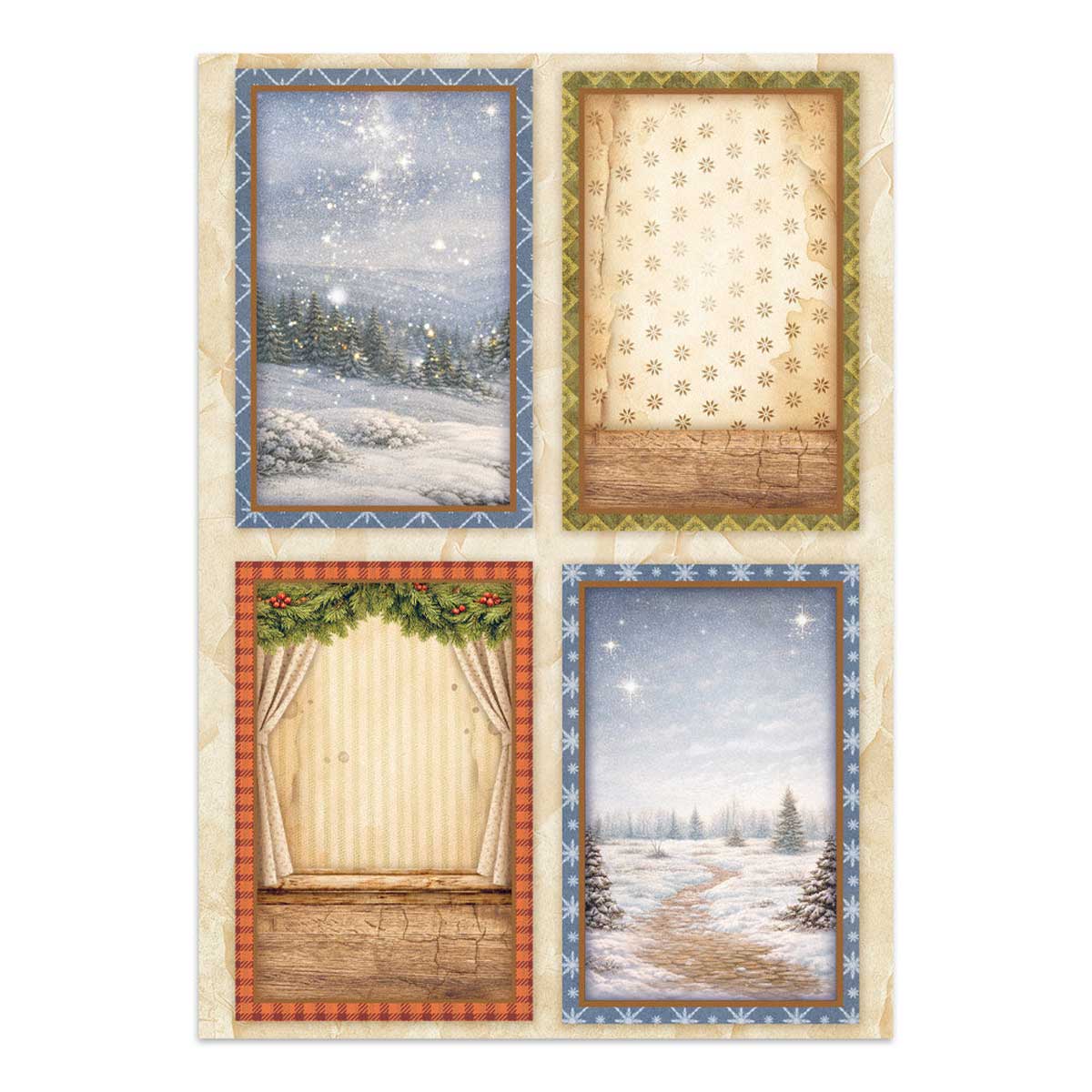 Stamperia Silent Night Collection - Junk Journal Focus Points [SBJKS06] - Image 7