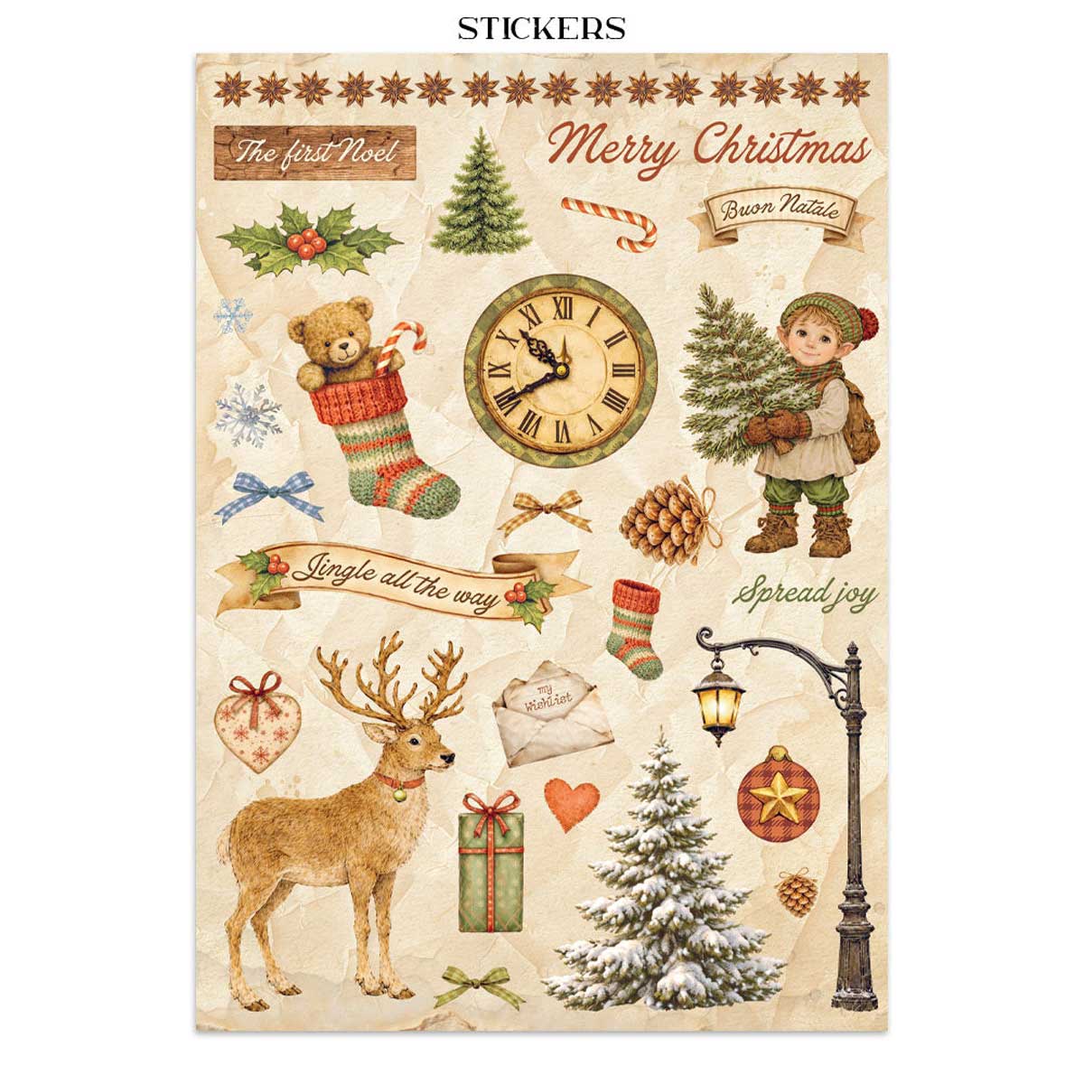 Stamperia Silent Night Collection - Junk Journal [SBJK27] - Image 10