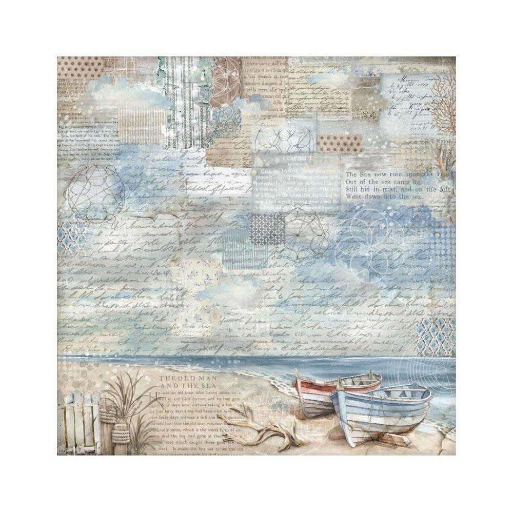 Stamperia Silent Sea Collection - Fabric [SBPLT45] - Image 2