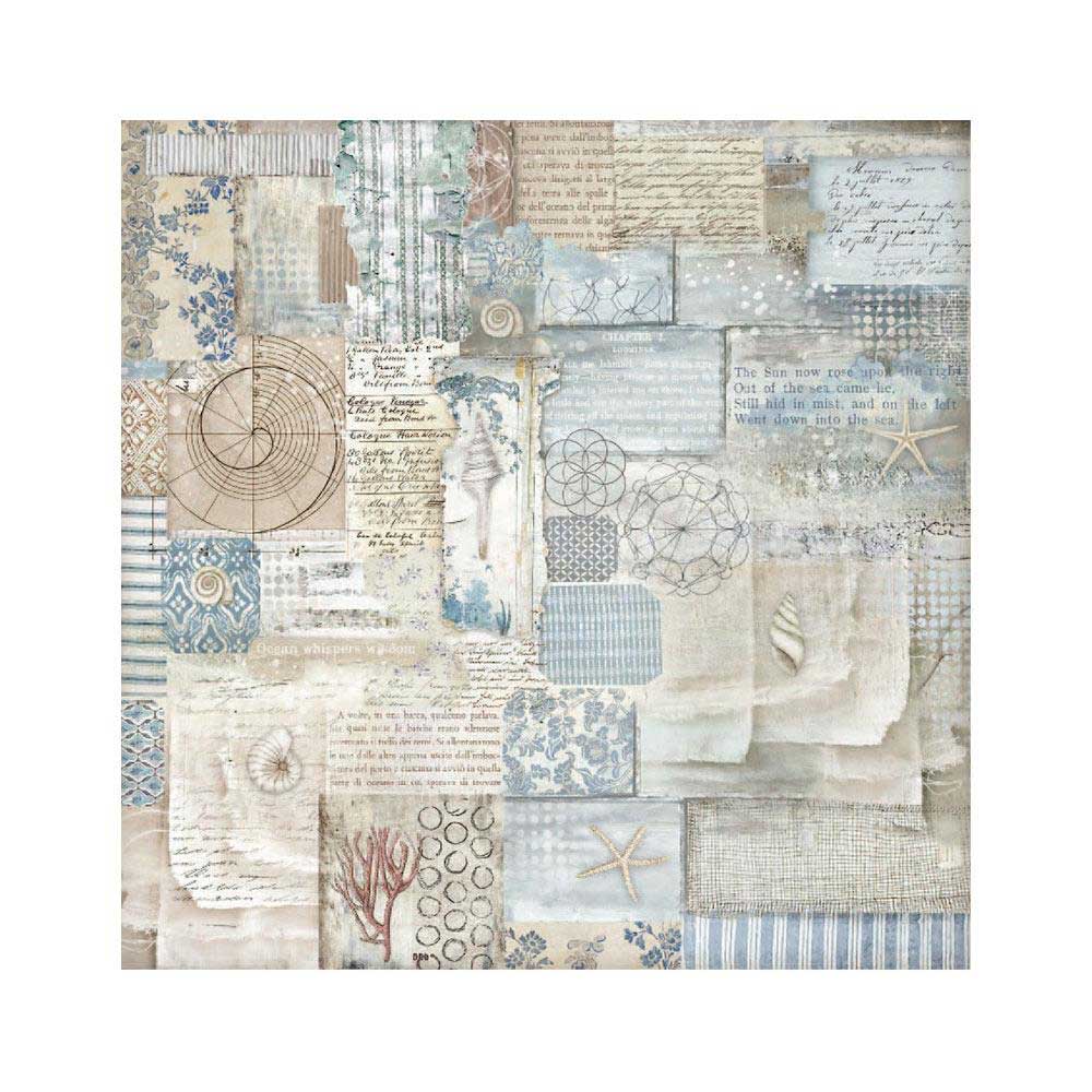 Stamperia Silent Sea Collection - Fabric [SBPLT45] - Image 4