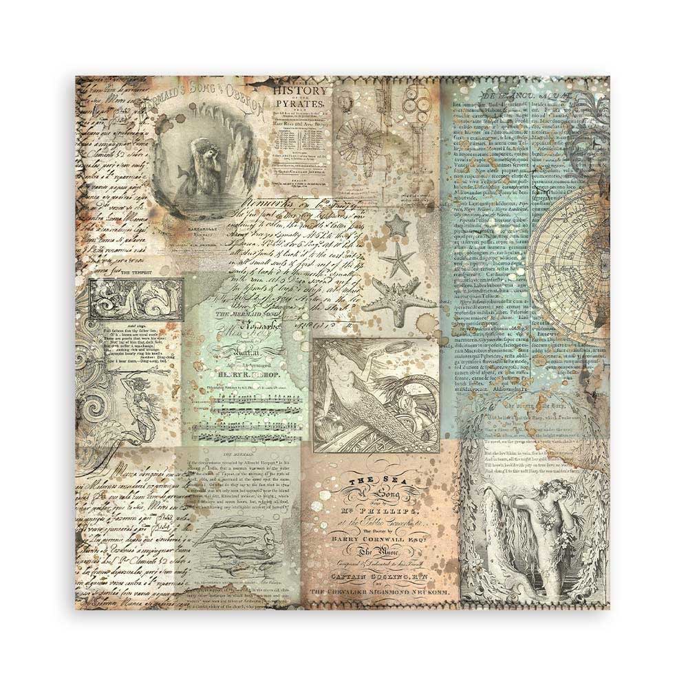 Stamperia Songs Of The Sea Collection - Fabric [SBPLT18] - Image 2