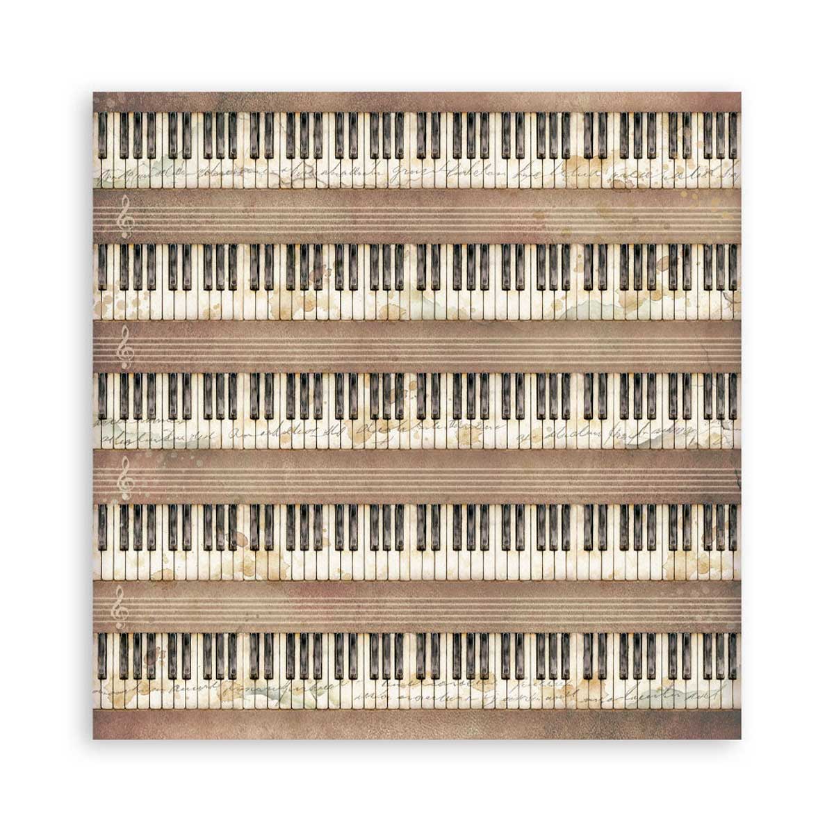 Stamperia Symphony Collection - 8" x 8" Backgrounds Selection [SBBS145] - Image 6